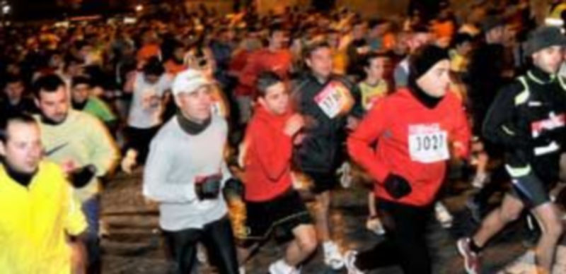 Imagen de una edición anterior de la ‘San Silvestre’ de Segovia