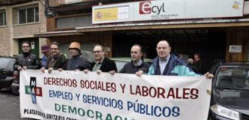 Representantes de la plataforma convocante