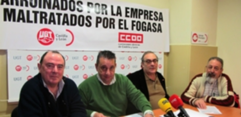 Representantes de UGT y CCOO
