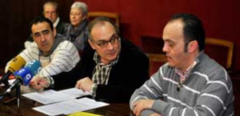 Los representantes de la Plataforma