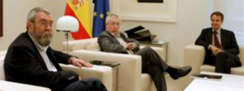 Los representantes de UGT y CCOO