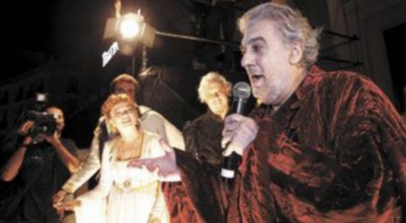 El barítono Plácido Domingo ya estuvo el pasado verano actuando en el Real. En la imagen