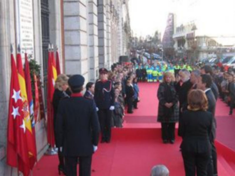 Un momento del acto de homenaje. /EUROPA PRESS