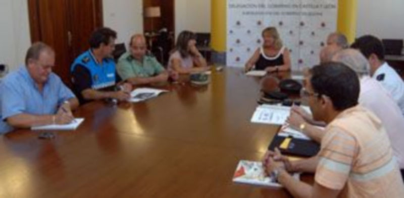 Un momento de la Junta Local de Seguridad./ JUAN MARTÍN