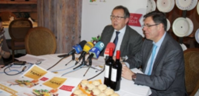 Un momento de la presentanción de la Semana de Tapas por Castilla y León./ EL ADELANTADO