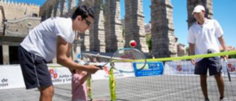 Imagen de uno de los clínics organizado el año pasado con motivo del Open Castilla y León. / Kamarero.