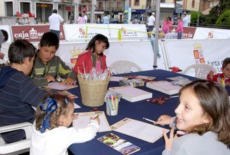 Imagen de la actividad “Imagínate el tenis en vivo” que se celebró el pasado año en Segovia. / EL ADELANTADO