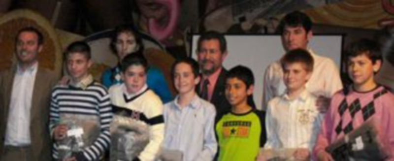 Imagen de varios de los tenistas premiados en la cena de gala. /El Adelantado