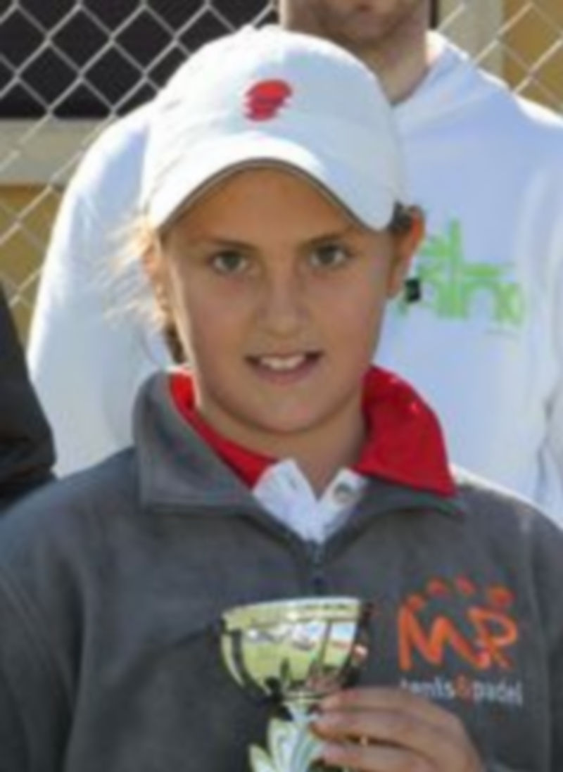 La tenista segoviana Muriel Frades. / El Adelantado