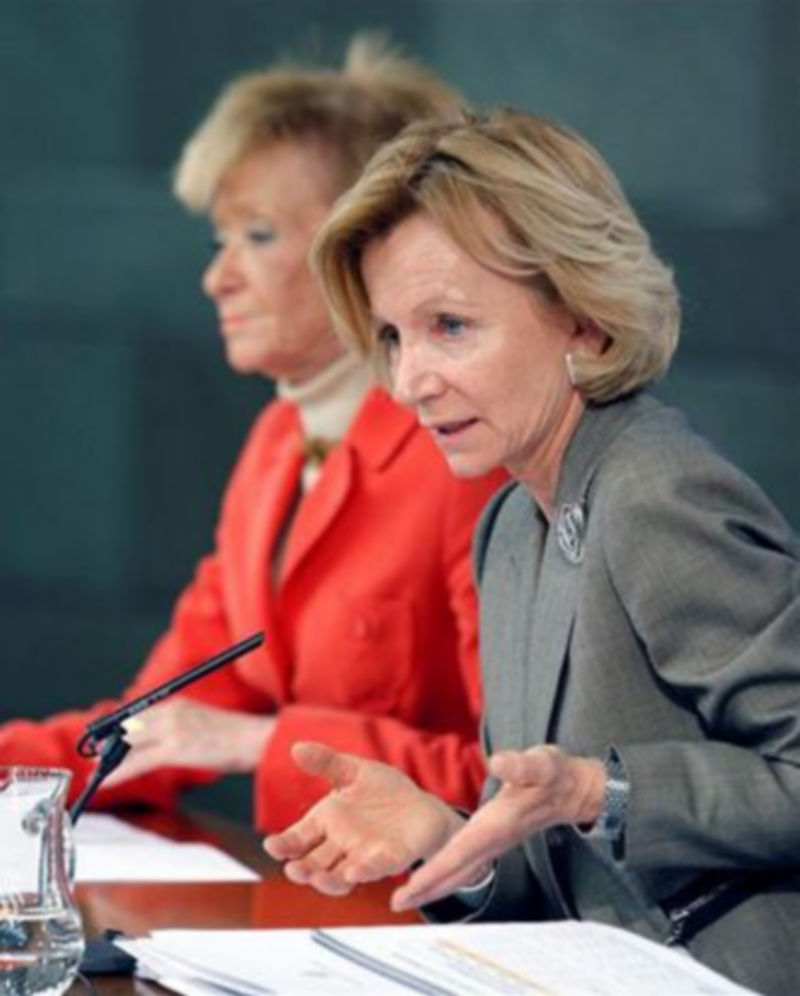 La vicepresidenta primera del Gobierno