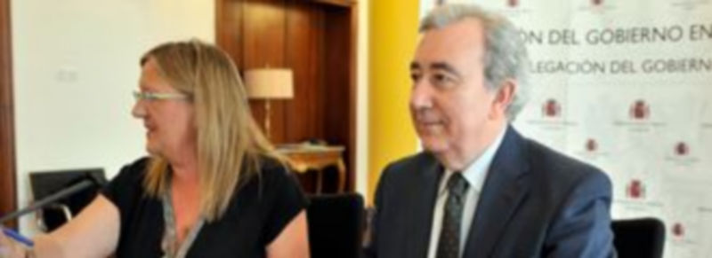 La subdelegada y el jefe de tráfico