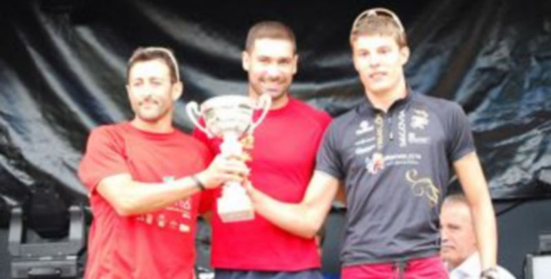 Los vencedores del campeonato regional de triatlón de carretera./ El Adelantado