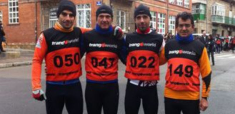 Los triatletas segovianos Ángel Orosa