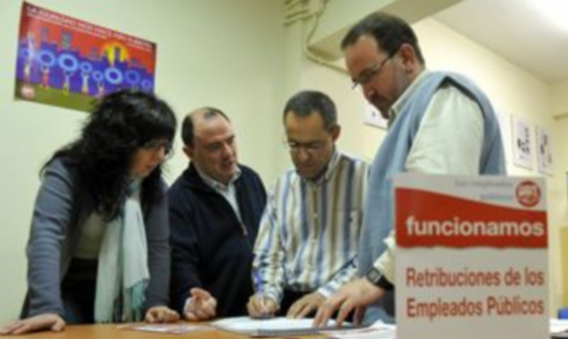 Representantes del sector público de UGT