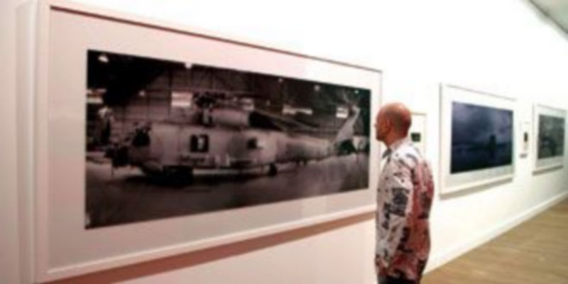 Una de las imágenes expuestas en la sala de la Hospedería Fonseca en Salamanca. / David Arnanz (Ical)