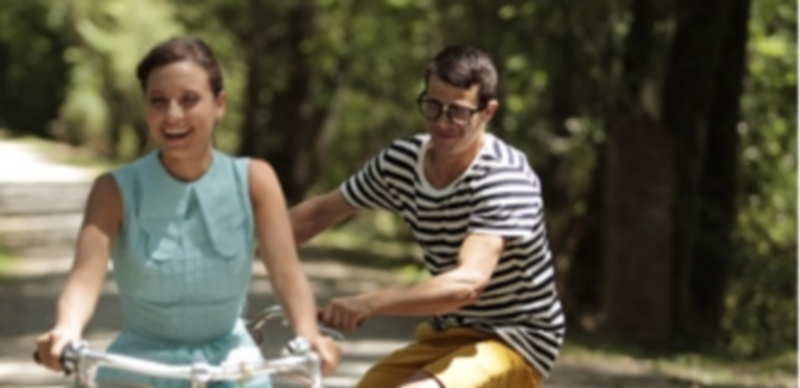 Michelle Jenner y Juan José Ballesta durante el rodaje del corto ‘Biodiversidad’ tutorizado por David Pinillos. / El Adelantado