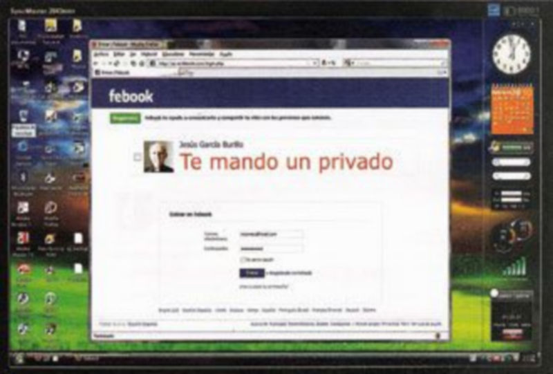 El obispo te manda un privado 1 El mensaje del prelado abulense tiene la apariencia de los que suelen enviarse a través de la red social Facebook. / ICAL
