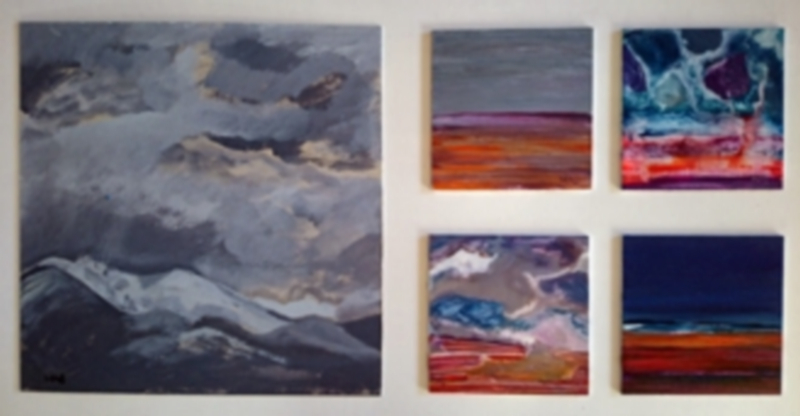 El ritmo libre de un pincel 1 Parte de la obra ‘Desde mi ventana’