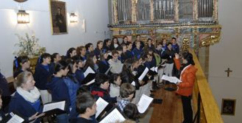 Los niños de la Escolanía de Segovia