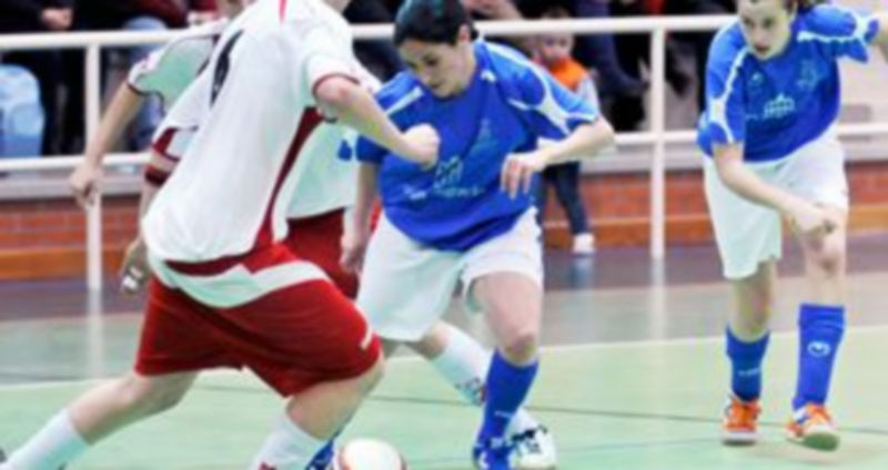 Jugada del último partido en casa del Unami