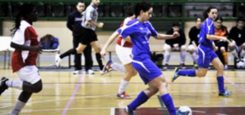 Instante del partido entre Unami y Casarrubios de la pasada temporada. / Kamarero