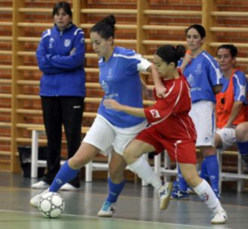 Cris fue autora de uno de los ocho goles logrados ayer por el Unami. / A.B.