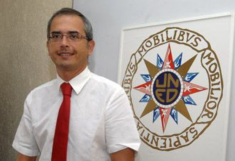 El director del centro asociado de la Uned./JUAN MARTIN