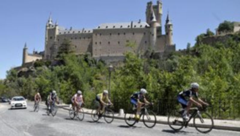 Los ciclistas escapados