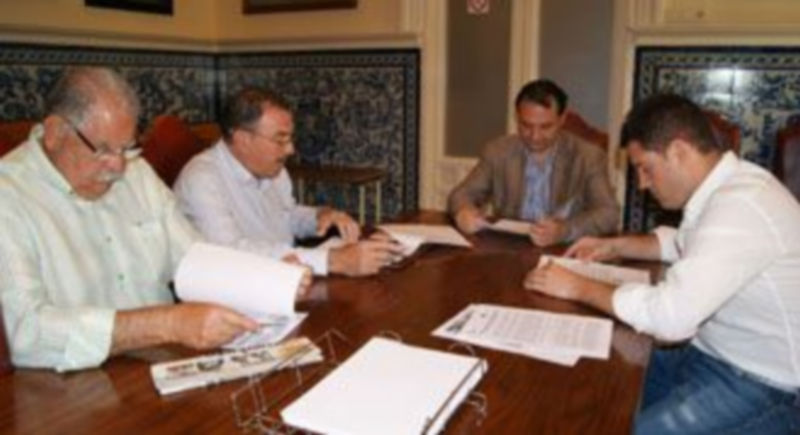 De izquierda a derecha Felipe de Frutos