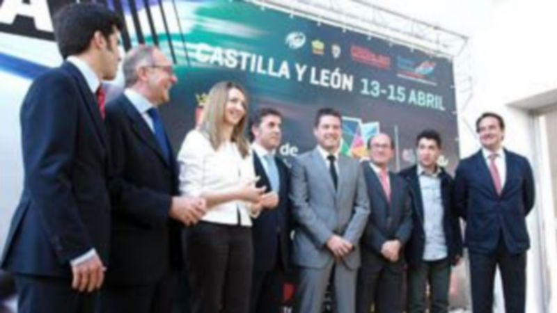 Momento de la presentación de la ronda ciclista regional