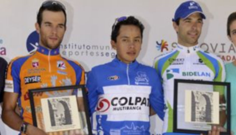 El pódium de la Vuelta