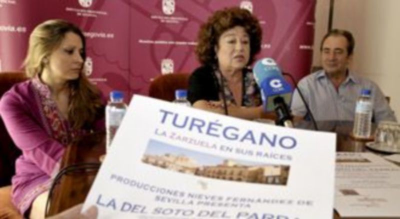 Nieves Fernández de Sevilla en un momento de la presentación. /ALBERTO BENAVENTE