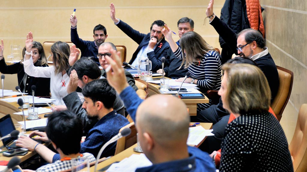 pleno del Ayuntamiento de Segovia