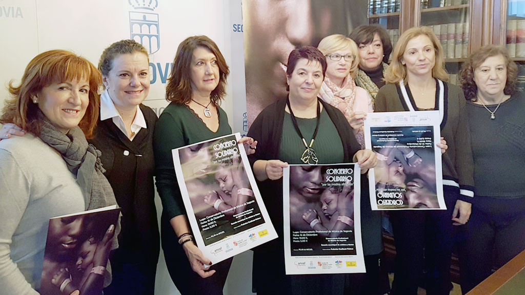 Presentacion del concierto a favor del proyecto de formacion de matronas en Africa