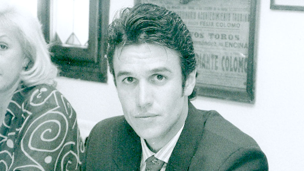 Joselito, en una anterior tertulia taurina.