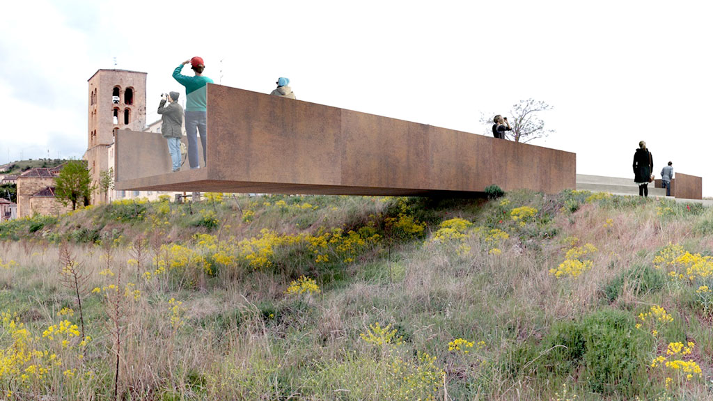 Proyecto de mirador en Sepúlveda. / E.A.