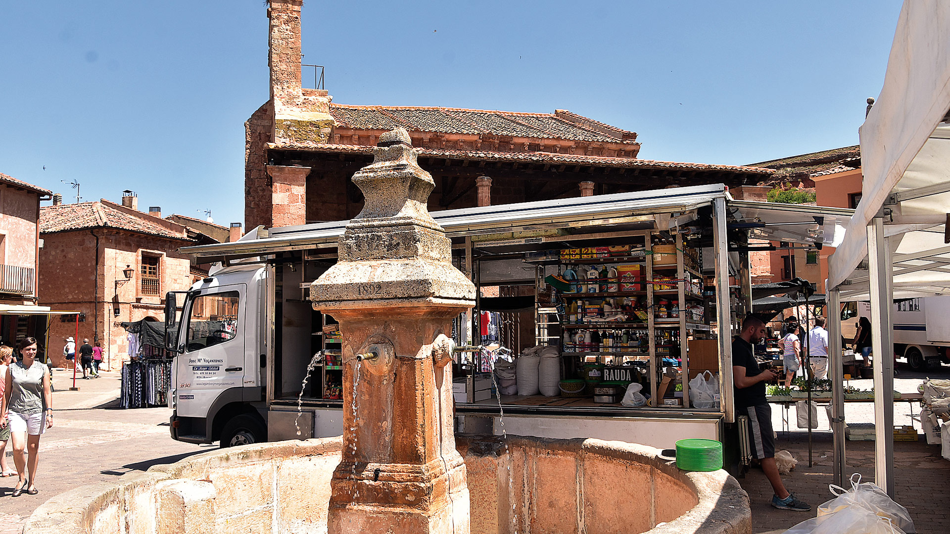 'La Fuente' en Ayllón. / JOSE ANTONIO SANTOS