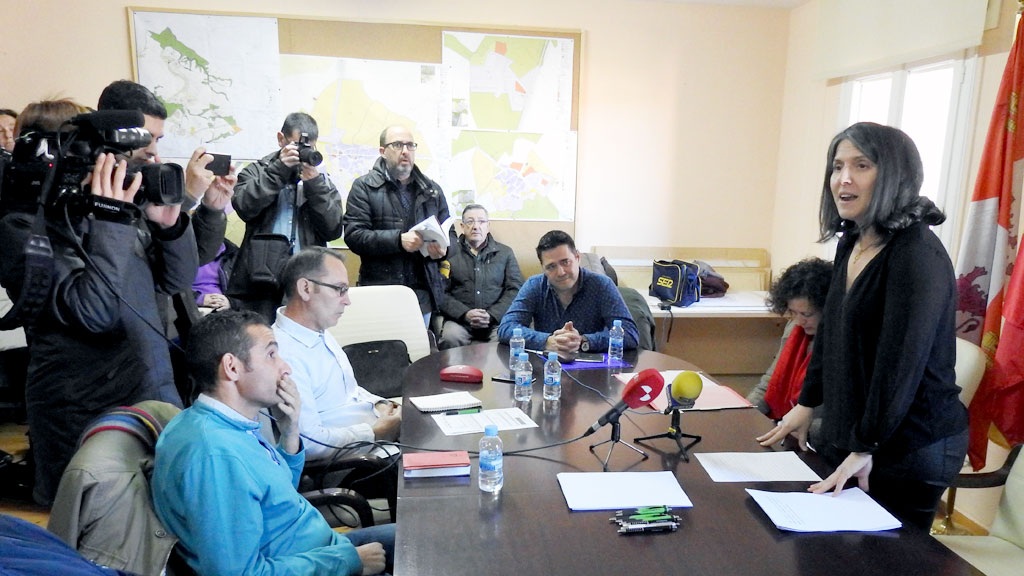 Cuesta, tras ser nombrada alcaldesa.