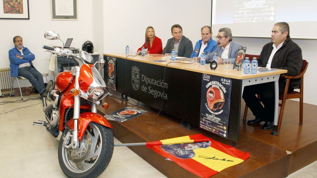 Presentación concentración motera en Segovia. / N. Llorente