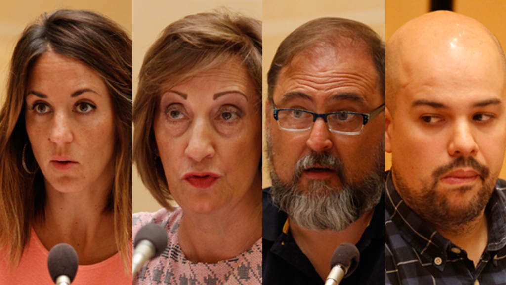 portavoces de la oposición Ayuntamiento de Segovia