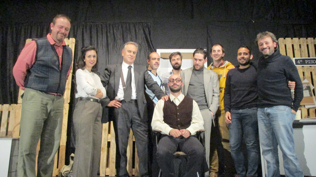 La compañía de teatro de Pinillos logra un nuevo éxito con una obra de Darío Fo. /L.M.