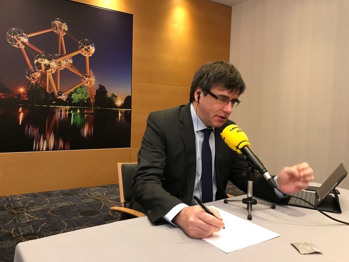 El cabeza de lista de Junts per Catalunya, Carles Puigdemont. / europa press