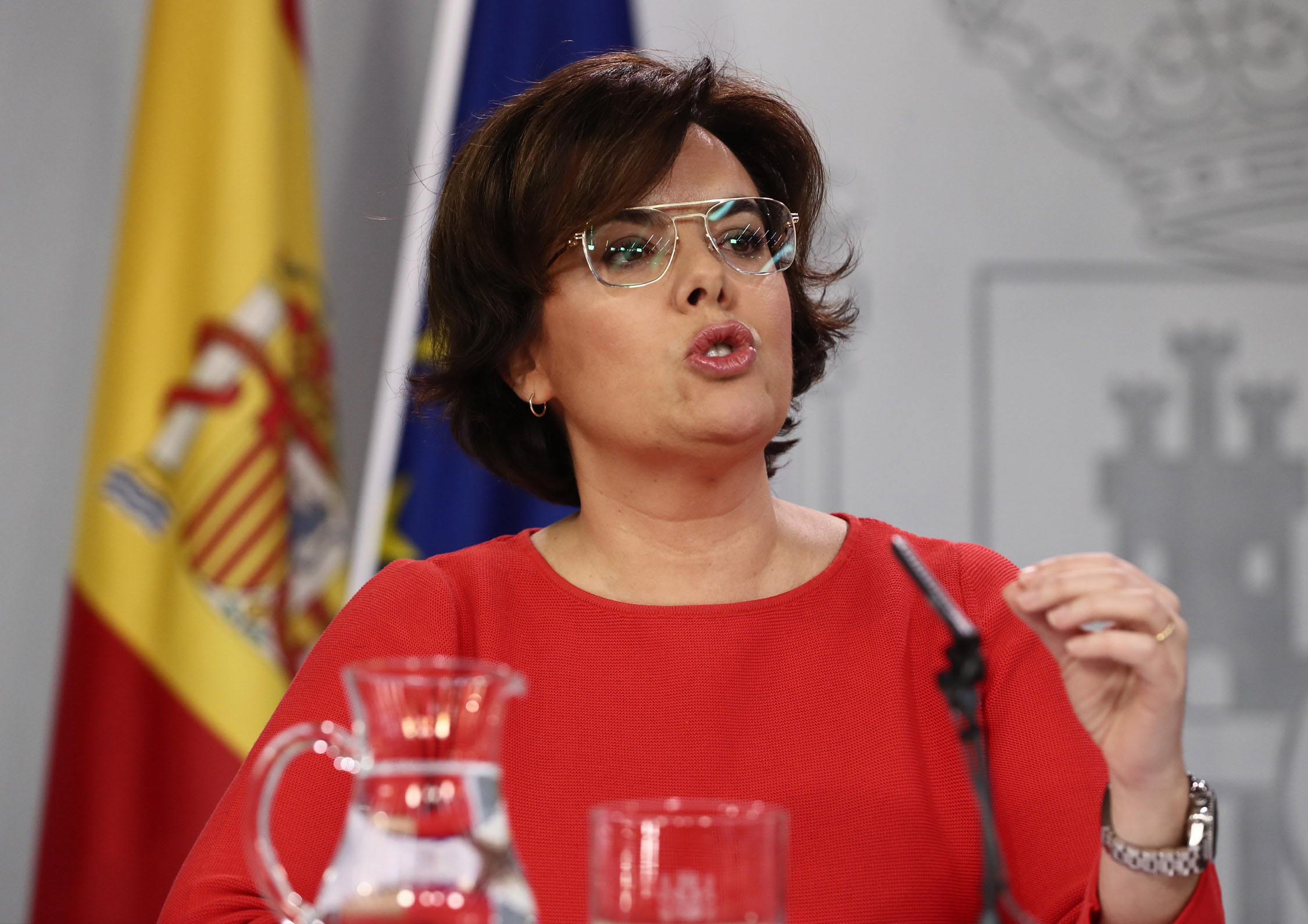 La vicepresidenta del Gobierno, Soraya Sáenz de Santamaría. / efe