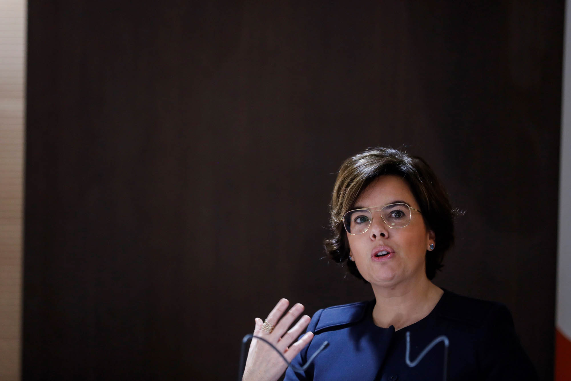 La vicepresidenta del Gobierno, Soraya Saénz de Santamaría. / Efe