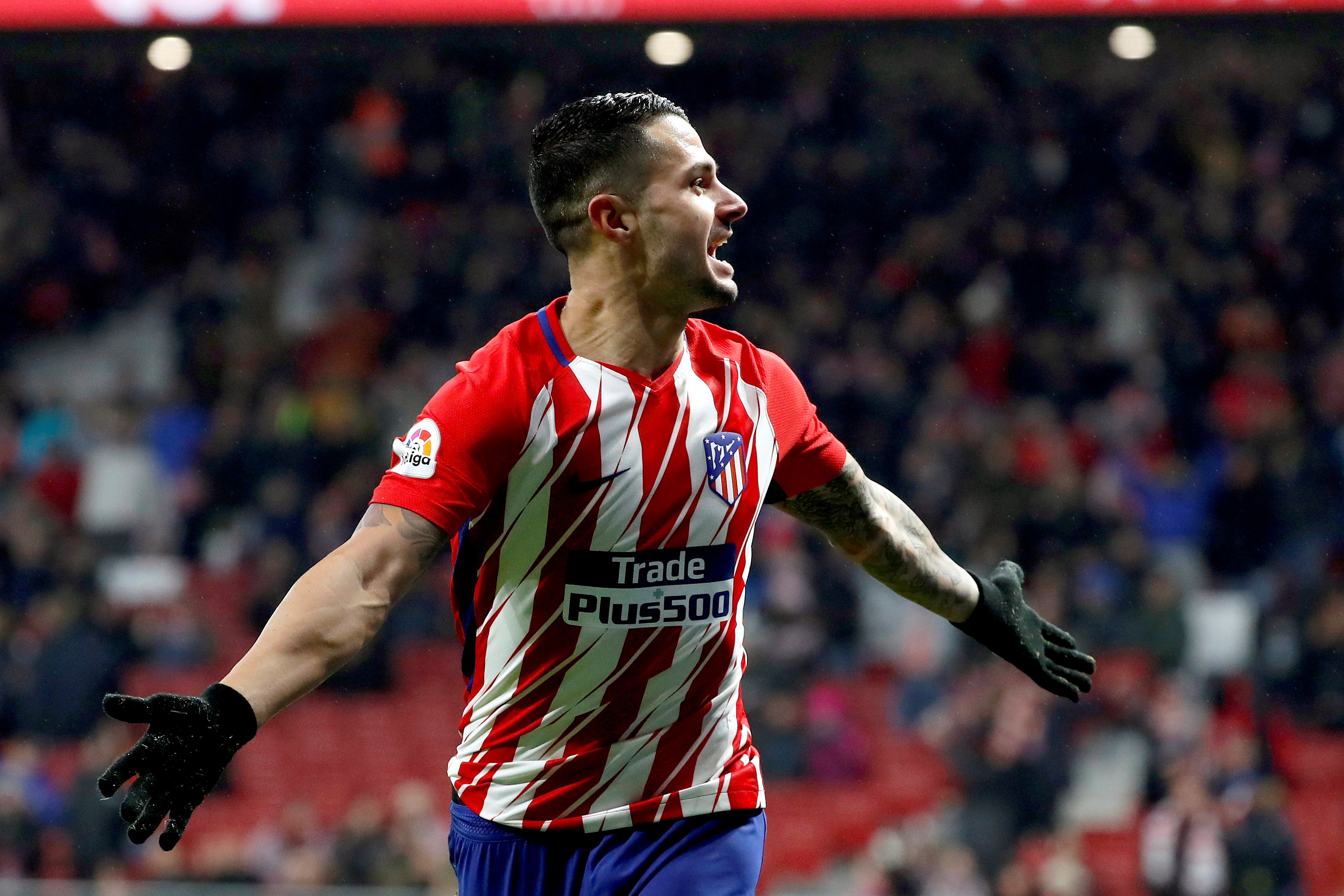 Vitolo cerró el cómodo triunfo del Atlético ante el Lleida con su primer gol vistiendo la camiseta rojiblanca.