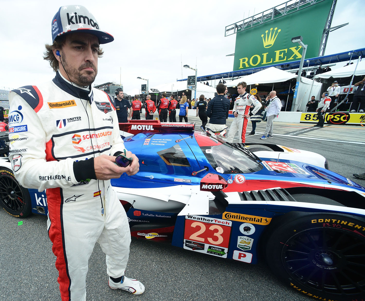 Fernando Alonso acaba de competir en las 24 horas de Daytona.