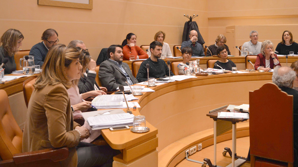pleno del Ayuntamiento de Segovia