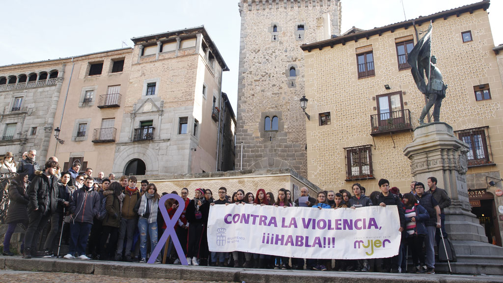 concentración contra violencia de género
