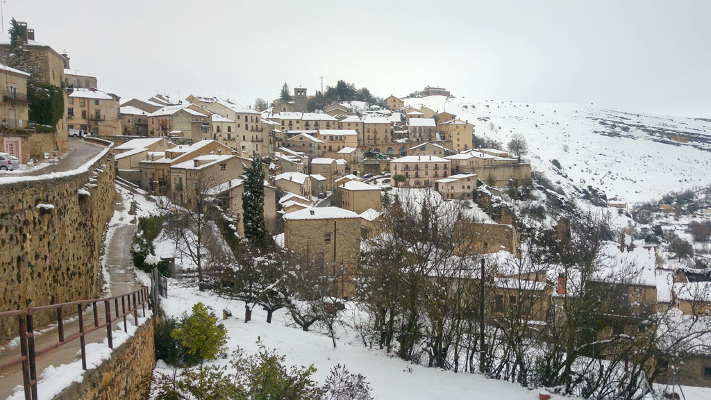 Vista, ayer, de Sepúlveda. / Margarita de Frutos