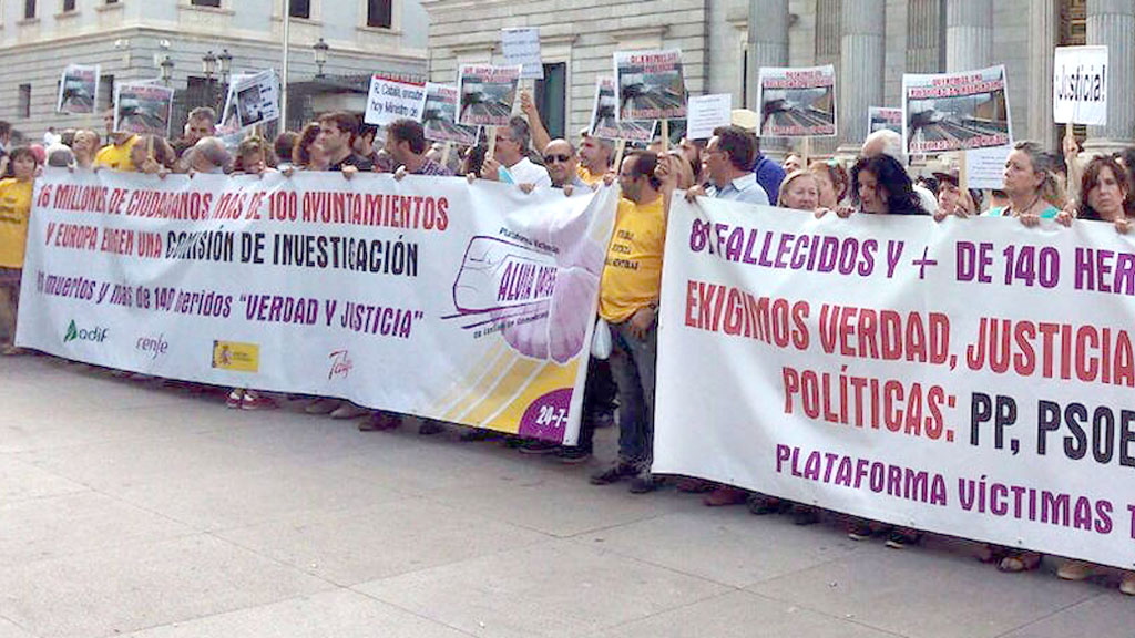 Plataforma Alvia de Santiago